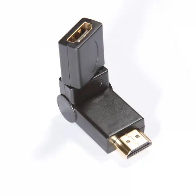 Кабель интерфейсный Greenconnect Адаптер переходник HDMI-HDMI GC- CV310 HDMI Тип А 19M AM 360 градусов GC-CV310