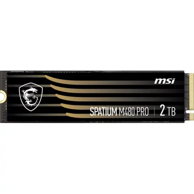 Внутренний жесткий диск MSI SPATIUM M480 PRO S78-440Q600-P83 (SSD (твердотельные), 2 ТБ, M.2, PCIe)