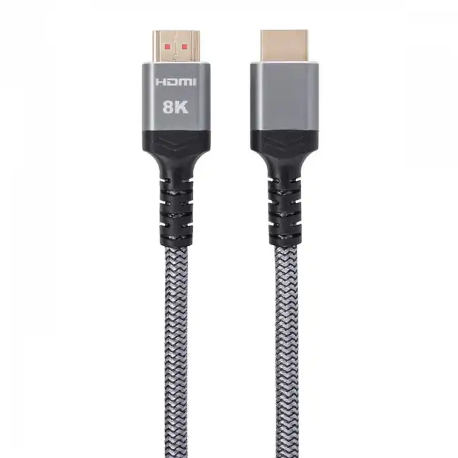 Кабель интерфейсный VCOM Кабель HDMI 19M/M ver. 2.1 8KX60Hz iOpen 1m Gray ACG859A-1.0