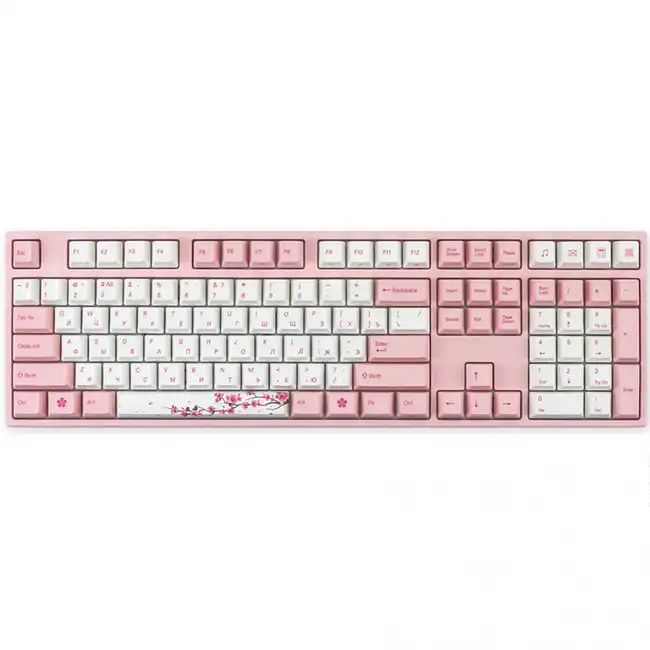 Клавиатура Varmilo Sakura VEM108 EC V2 Sakura A36A042A9A3A06A036 (Проводная, USB)
