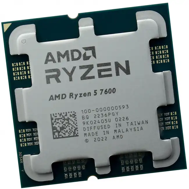 Процессор AMD Ryzen 5 7600 100-100001015 (3.8 ГГц, 32 МБ, OEM)