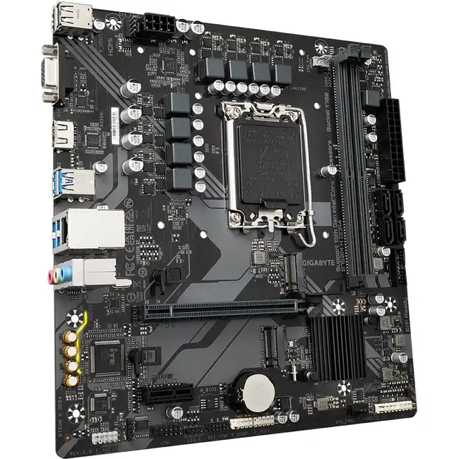 Материнская плата Gigabyte B760M H DDR4 (VER1.0) (micro-ATX, LGA 1700)