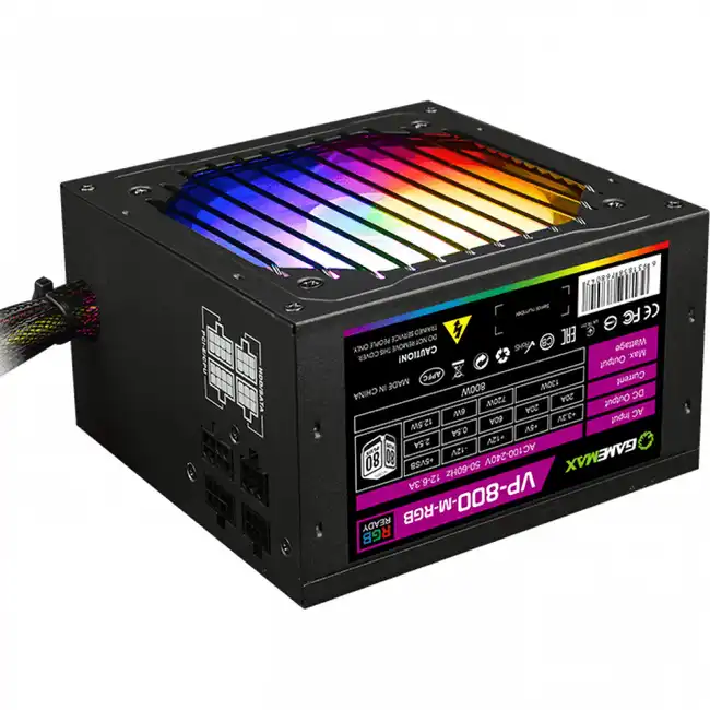 Блок питания GameMax VP-800-RGB MODULAR (800 Вт)