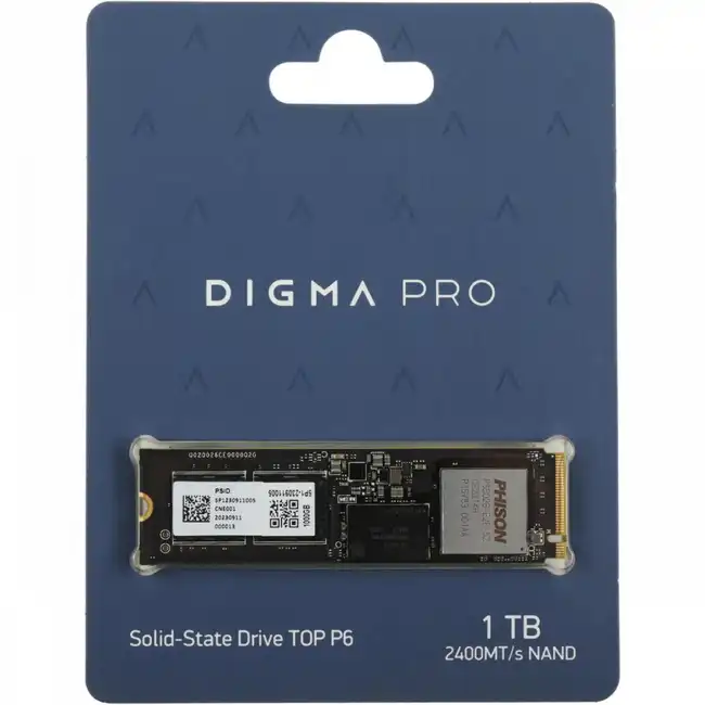 Внутренний жесткий диск Digma Pro Top P6 DGPST5001TP6T4 (SSD (твердотельные), 1 ТБ, M.2, PCIe)
