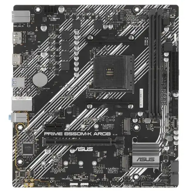 Материнская плата Asus PRIME B550M-K ARGB (micro-ATX, AMD AM4)
