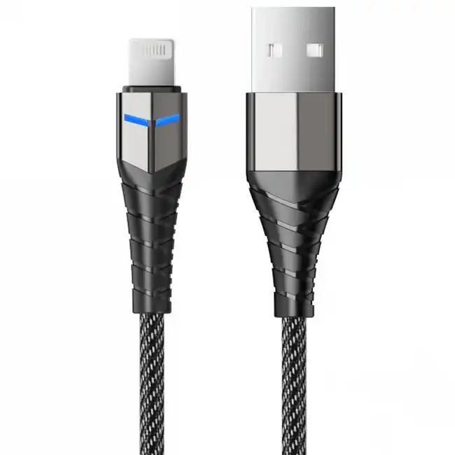 Кабель интерфейсный Accesstyle AL24-F100LED Black
