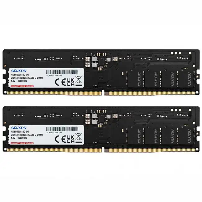 ОЗУ ADATA AD5U560032G-DT (DIMM, DDR5, 64 Гб (2 х 32 Гб), 5600 МГц)
