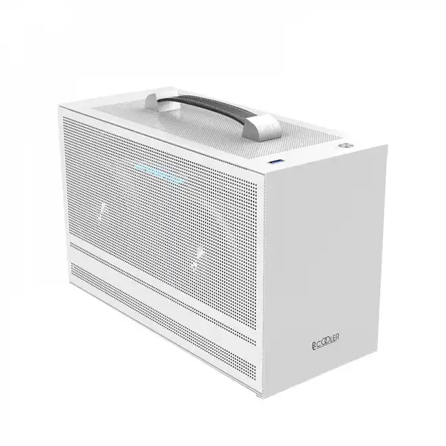 Корпус PCcooler I100 PRO MESH WH (Mini-Tower)