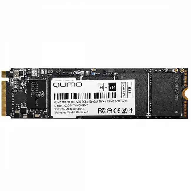 Внутренний жесткий диск Qumo Q3DT-1THHS-NM2 (SSD (твердотельные), 1 ТБ, M.2, PCIe)