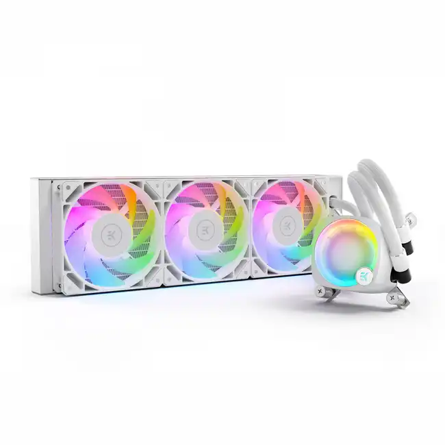 Охлаждение ekwb EK-Nucleus AIO CR360 Lux D-RGB - White (Для процессора)