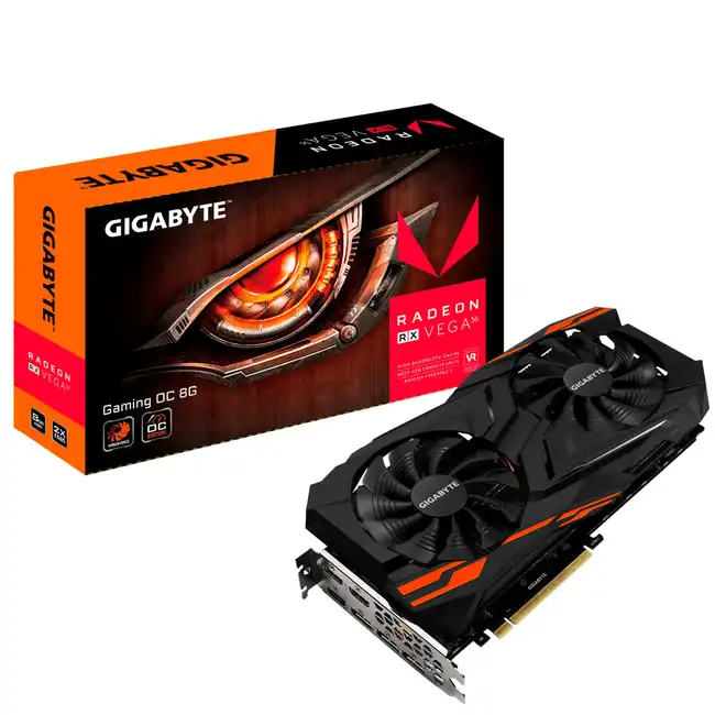 Видеокарта Gigabyte Radeon RX VEGA 56 GAMING OC GV-RXVEGA56GAMING OC-8GD (8 ГБ)