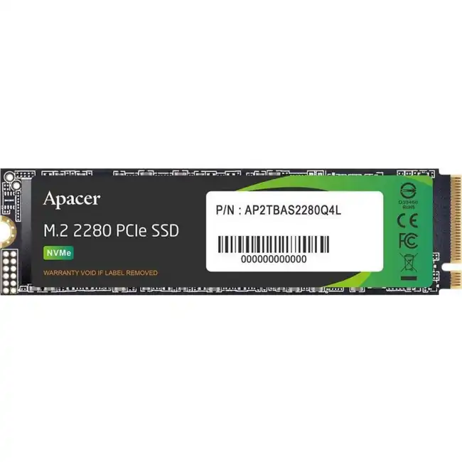 Внутренний жесткий диск Apacer AS2280Q4L AP512GAS2280Q4L-1 (SSD (твердотельные), 512 ГБ, M.2, mini-SATA)