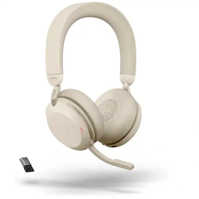 Наушники Jabra Evolve2 75 Link380a MS Stereo Beige USB-A 27599-999-998