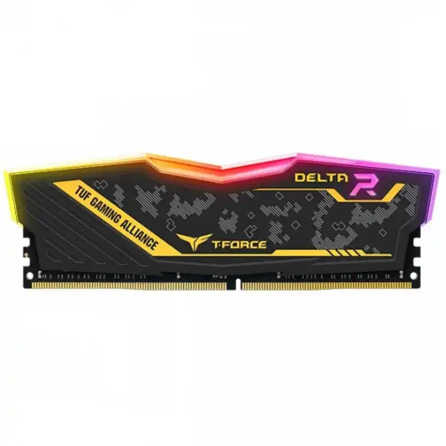 ОЗУ Team Group T-Force Delta TUF Gaming TF9D48G3200HC16C01 (DIMM, DDR4, 8 Гб, 3200 МГц)