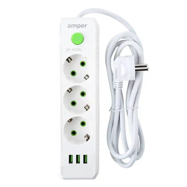 Распределитель питания Amper JH-1031U-4W