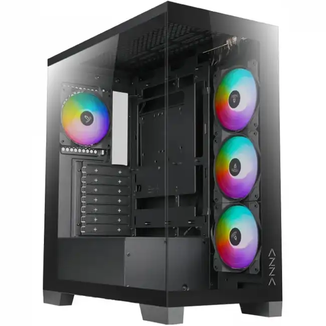 Корпус AZZA Cove Black CSAZ-570B COVE (Midi-Tower)