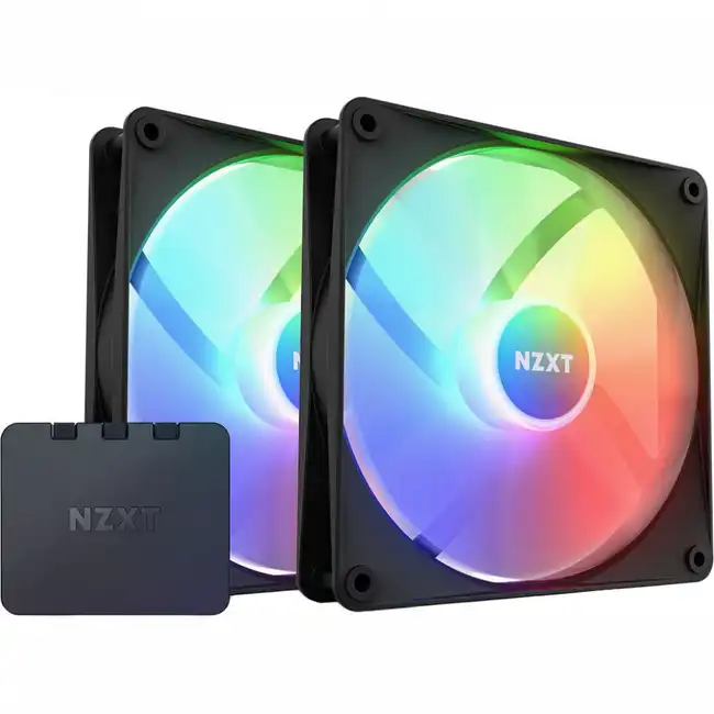 Охлаждение NZXT F140 RGB Core Twin Pack Black RF-C14DF-B1 (Для системного блока)