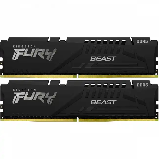 ОЗУ Kingston Fury Beast KF560C30BBK2-64 (DIMM, DDR5, 64 Гб (2 х 32 Гб), 6000 МГц)