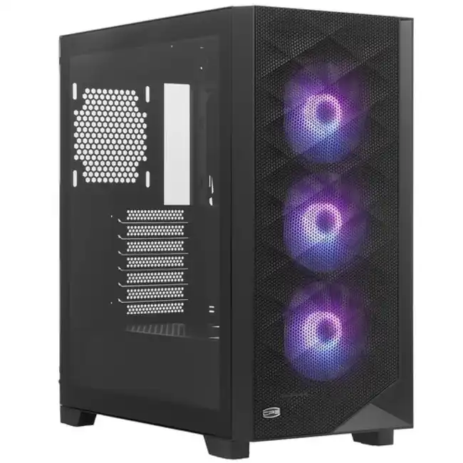 Корпус PCcooler C3D510 ARGB Black C3D510 BK (Midi-Tower)