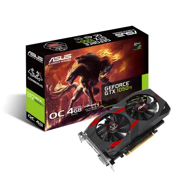 Видеокарта Asus Cerberus GeForce GTX 1050 Ti 4GB OC Edition CERBERUS-GTX1050TI-O4G (4 ГБ)