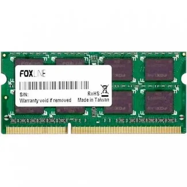 ОЗУ Foxline SODIMM 16GB 3200 DDR4 FL3200D4S22-16GSE (SO-DIMM, DDR4, 16 Гб, 3200 МГц)