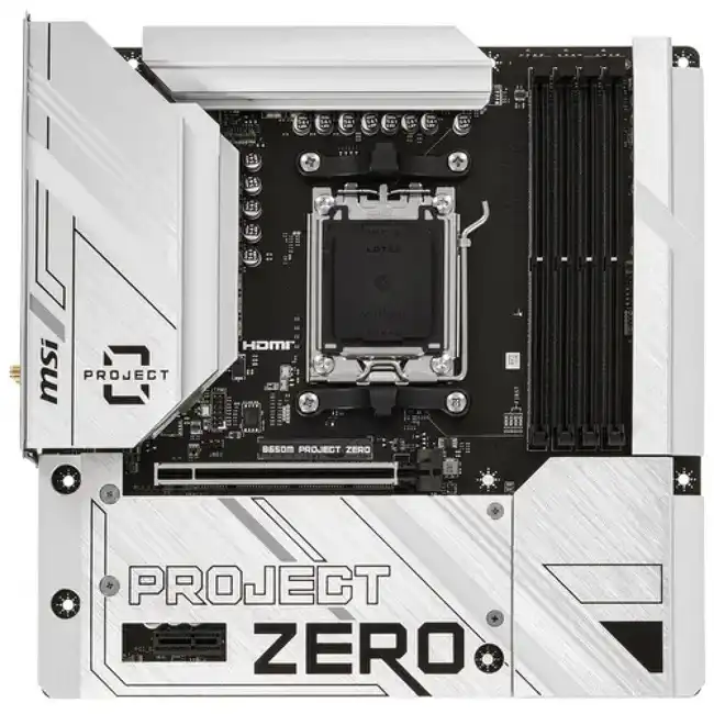 Материнская плата MSI B650M PROJECT ZERO (micro-ATX, AMD AM5)