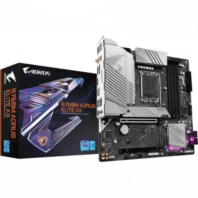 Материнская плата Gigabyte B760M AORUS ELITE AX B760M AORUS ELITE AX 1.3 (micro-ATX, LGA 1700)