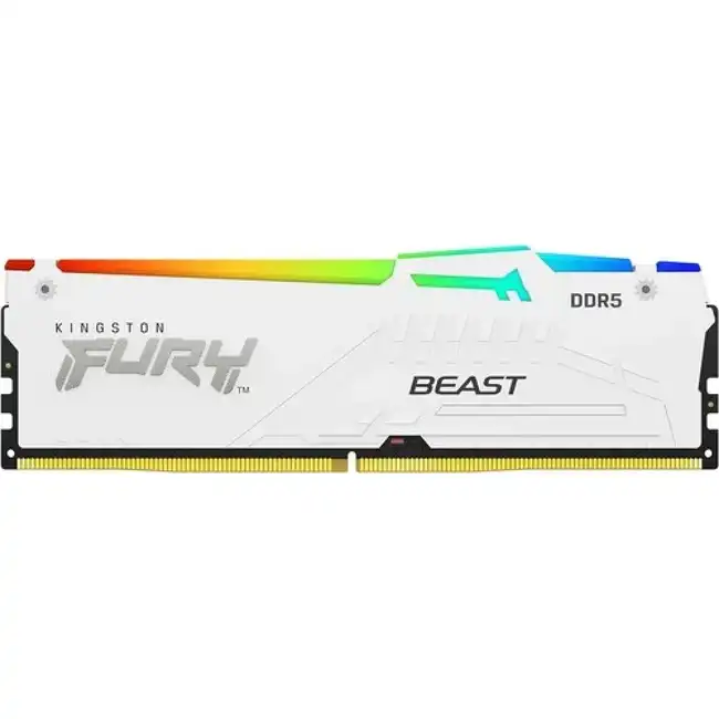 ОЗУ Kingston Fury Beast RGB White KF560C36BWE2A-16 (DIMM, DDR5, 16 Гб, 6000 МГц)