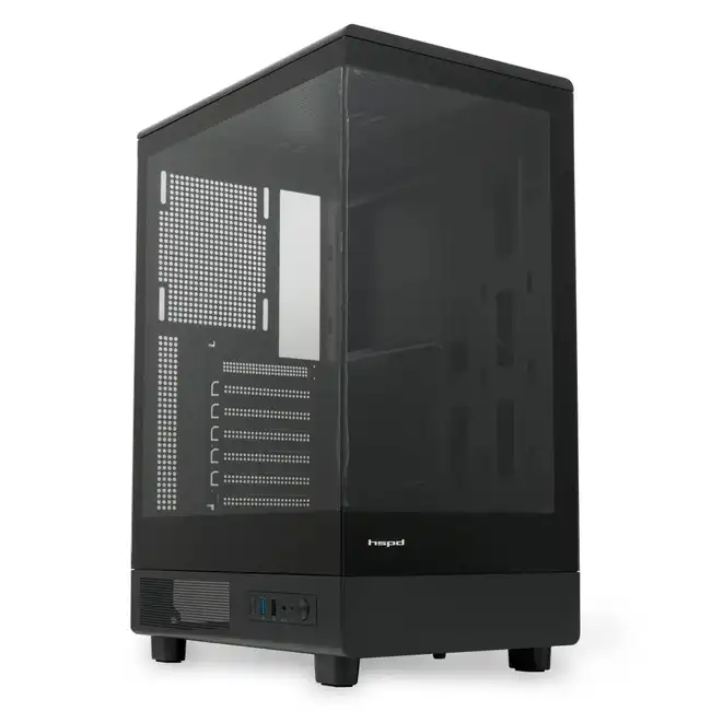 Корпус HSPD F510-TGBK (Midi-Tower)