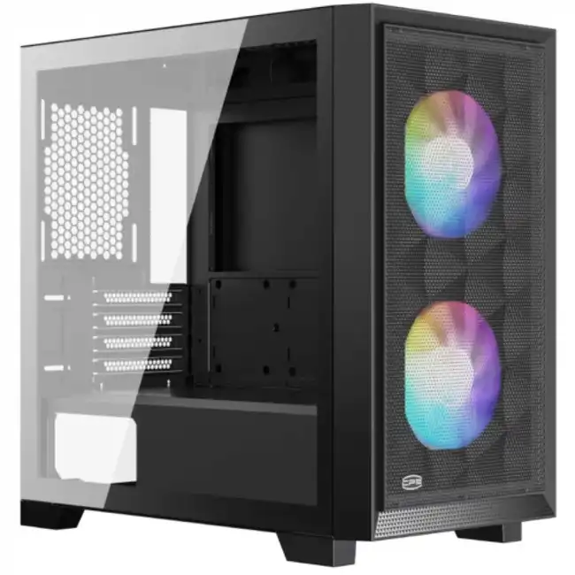 Корпус PCcooler C3D310 BK ARGB Black (Mini-Tower)