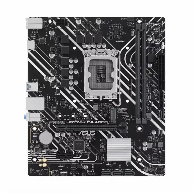 Материнская плата Asus PRIME H610M-K D4 ARGB (micro-ATX, LGA 1700)