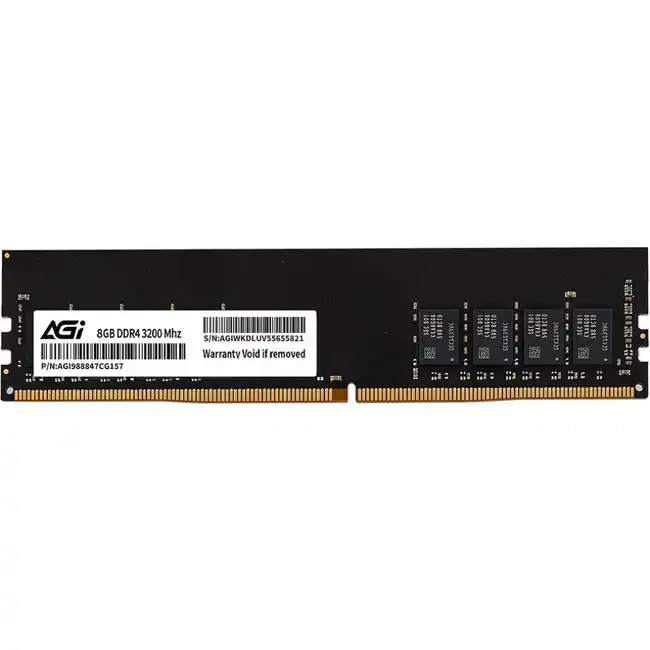 ОЗУ ELP Imaging AGI 8GB DDR4 3200 DIMM UD138 Non-ECC, BULK AGI320008UD138 bulk (DIMM, DDR4, 8 Гб, 3200 МГц)