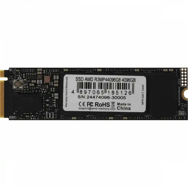 Внутренний жесткий диск AMD R3MP44096G8 (SSD (твердотельные), 4 ТБ, M.2, PCIe)