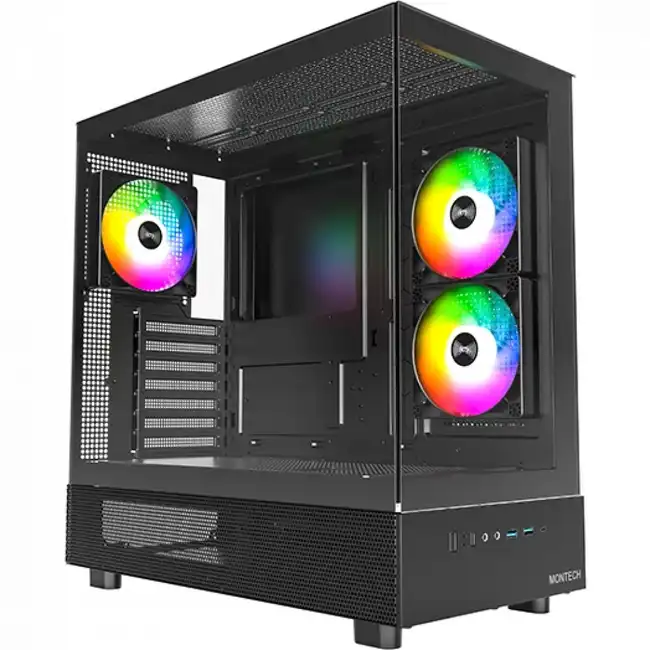 Корпус Montech XR Black XR BL (Midi-Tower)