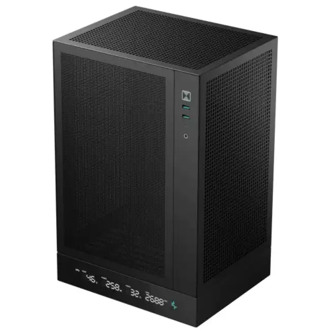 Корпус Deepcool CH170 Digital черный R-CH170-BKNPI0D-G-1 (Mini-Tower)