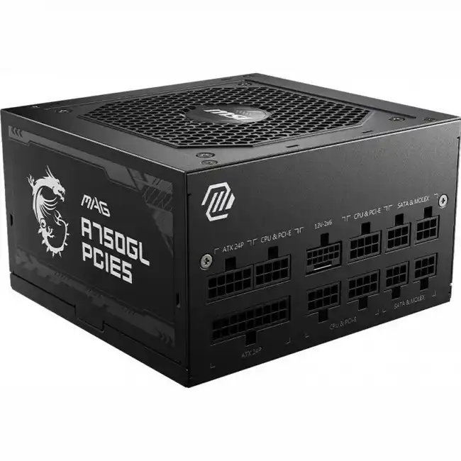 Блок питания MSI MAG A750GL PCIE5 Gen.5 306-7ZP8B11-CE0 (750 Вт)