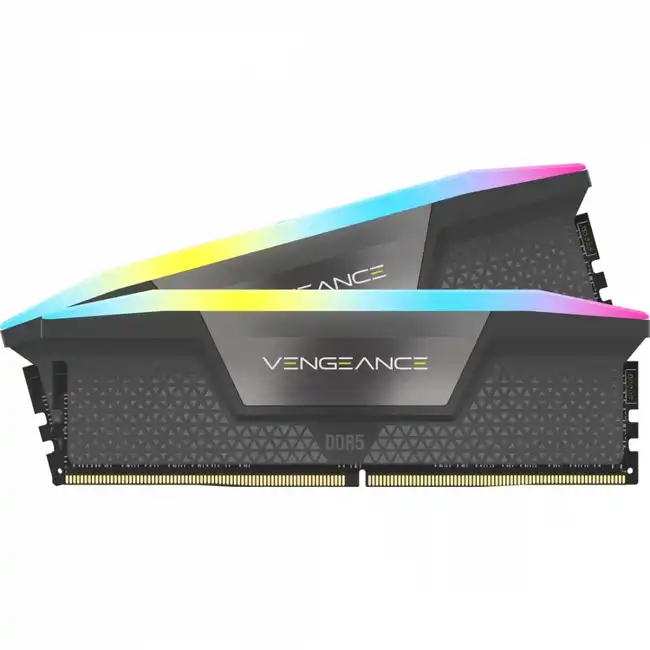 ОЗУ Corsair Vengeance RGB CMH64GX5M2B6000Z40 (DIMM, DDR5, 64 Гб (2 х 32 Гб), 6000 МГц)