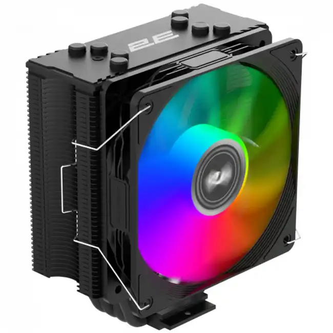 Охлаждение 2E Air Cool 2E-ACN120B-ARGB (Для процессора)