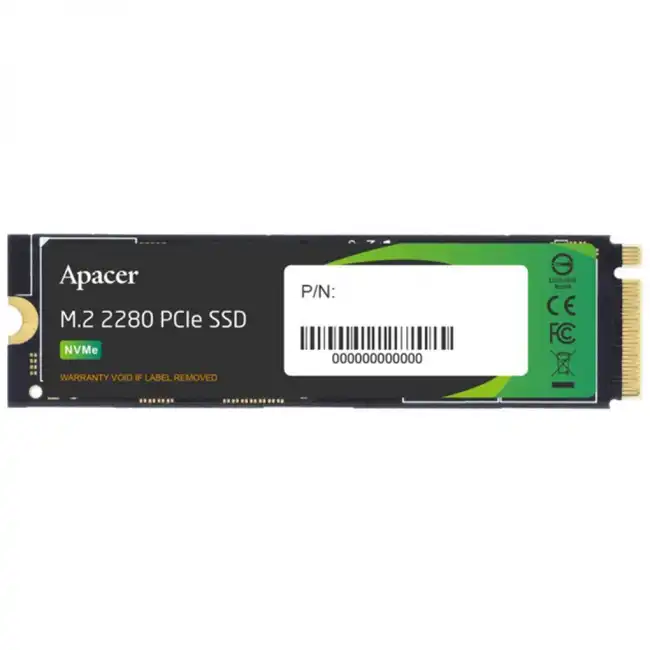 Внутренний жесткий диск Apacer AP4TBAS2280Q4U-1 (SSD (твердотельные), 4 ТБ, M.2, PCIe)