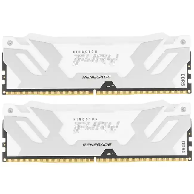 ОЗУ Kingston Fury Renegade White RGB KF568C36RWAK2-32 (LRDIMM, DDR5, 32 Гб (2 х 16 Гб), 6800 МГц)