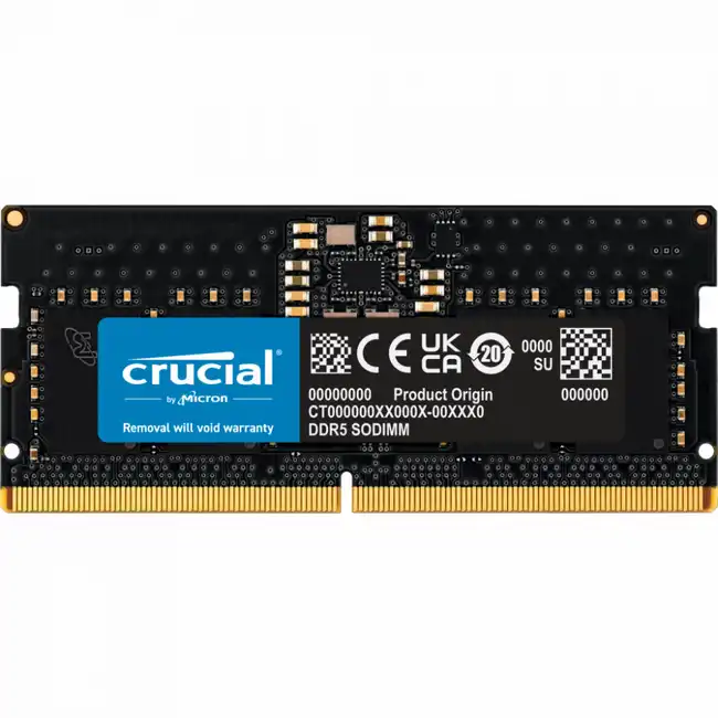 ОЗУ Crucial CT8G56C46S5 (DIMM, DDR5, 8 Гб, 5200 МГц)
