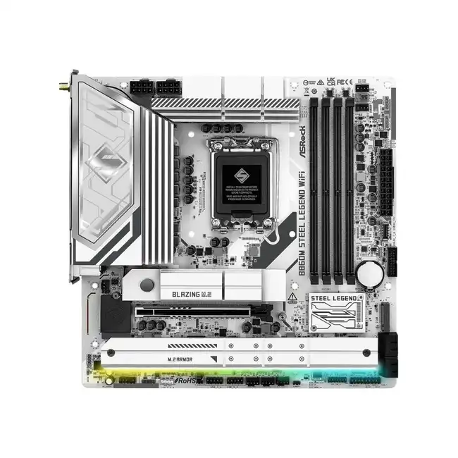 Материнская плата ASRock B860M STEEL LEGEND WIFI (micro-ATX, LGA 1851)
