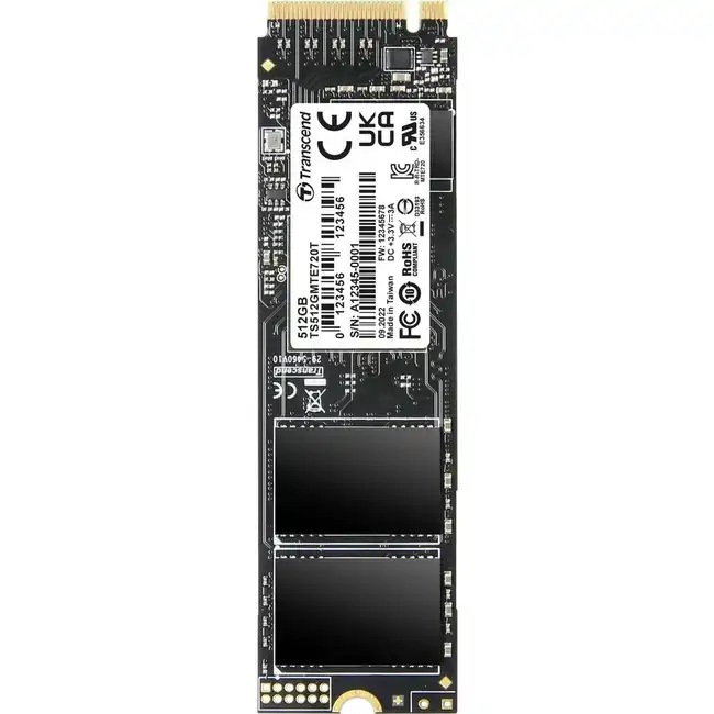 Внутренний жесткий диск Transcend TS512GMTE720T-VS1 (SSD (твердотельные), 512 ГБ, M.2, PCIe)