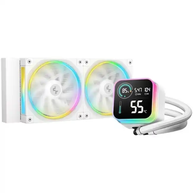 Охлаждение Deepcool LQ240 WH R-LQ240-WHDSMC-G-1 (Для процессора)
