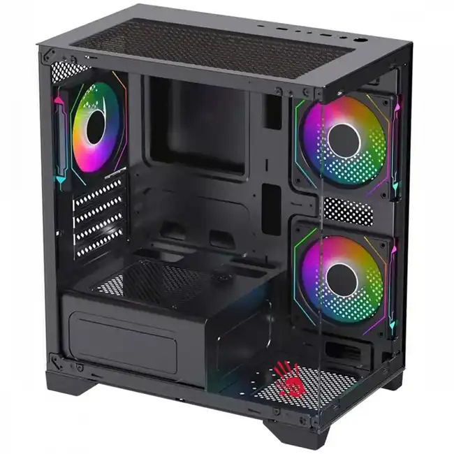 Корпус Bloody BD-CC103F Black BD-CC103F-BK (Mini-Tower)