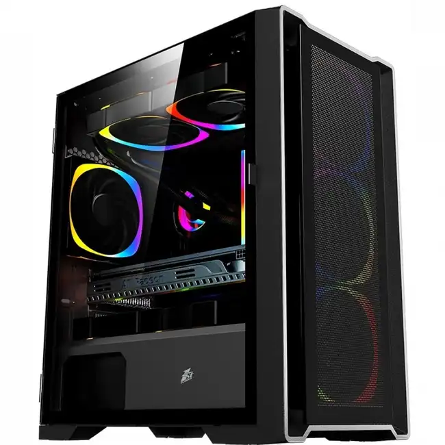 Корпус 1STPLAYER TRILOBITE Black T4-BK-4F2C3 (Mini-Tower)