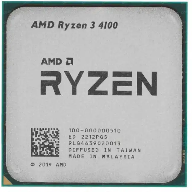 Процессор AMD Ryzen 3 4100 OEM 100-000000510 OEM (3.8 ГГц, 4 МБ, OEM)