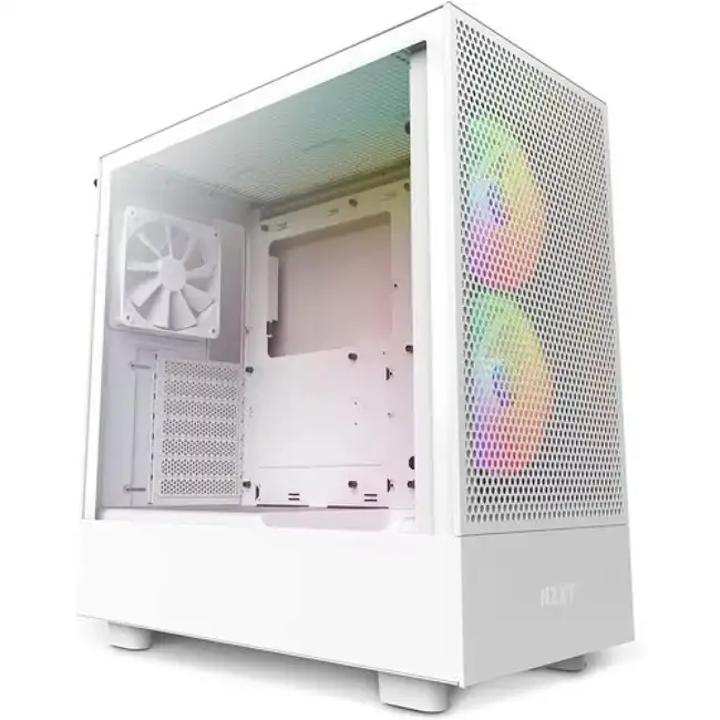 Корпус NZXT H5 Flow RGB White CC-H51FW-R1 (Midi-Tower)