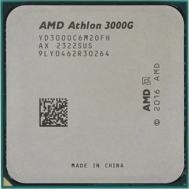 Процессор AMD Athlon 3000G YD3000C6M2OFH OEM (3.5 ГГц, 4 МБ, OEM)