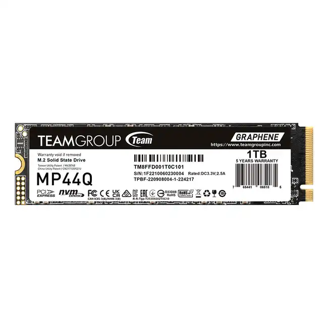 Внутренний жесткий диск Team Group MP44Q TM8FFD001T0C101 (SSD (твердотельные), 1 ТБ, M.2, PCIe)